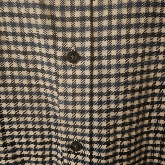 UNTUCKit Blu Gibbston Slim Fit 100% Cotton Button Down Dress Shirt Mens Large - Picture 2 of 7